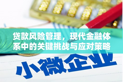 夹江贷款风险管理，现代金融体系中的关键挑战与应对策略